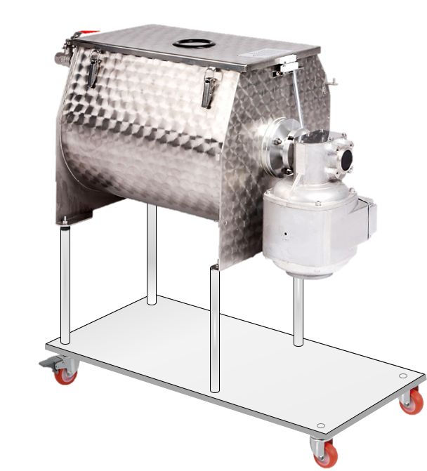 BARATTE MALAXEUSE + CHARIOT INOX